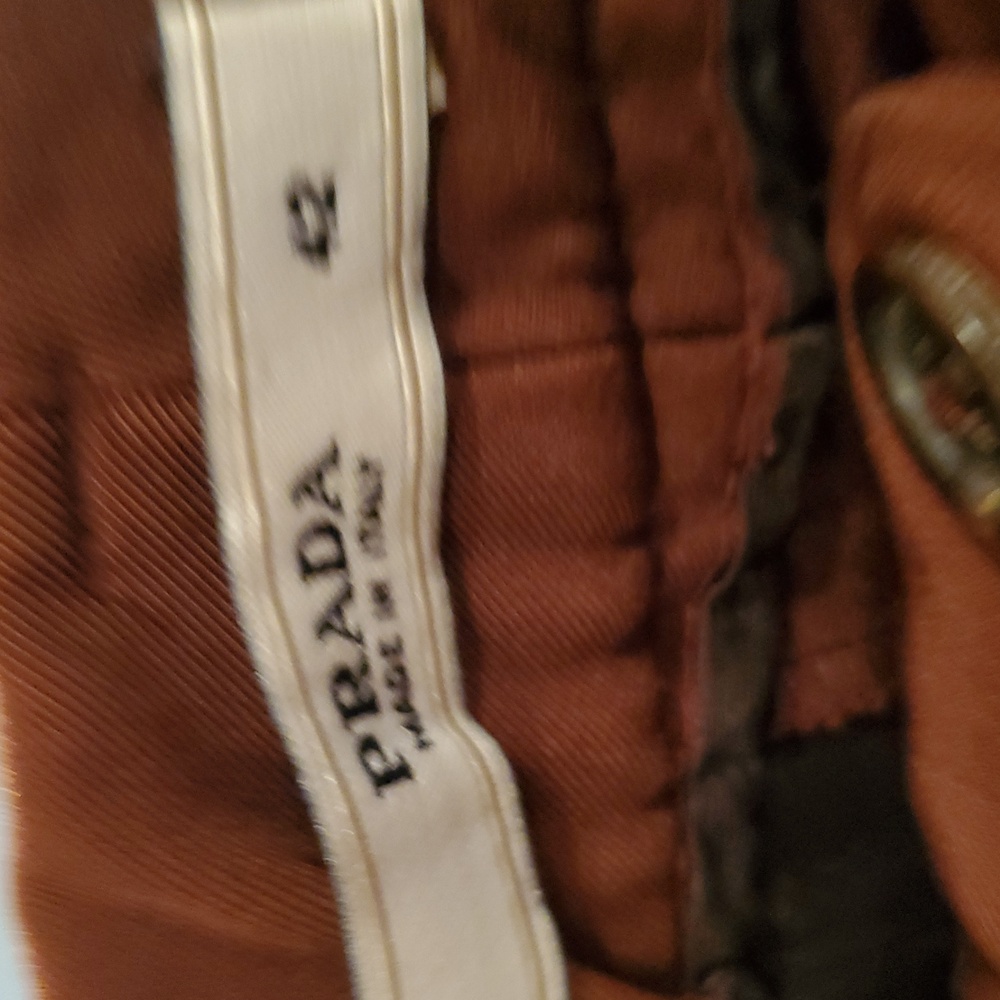 Prada Brown Straight Leg Women's Pants - Picture 3 of 6